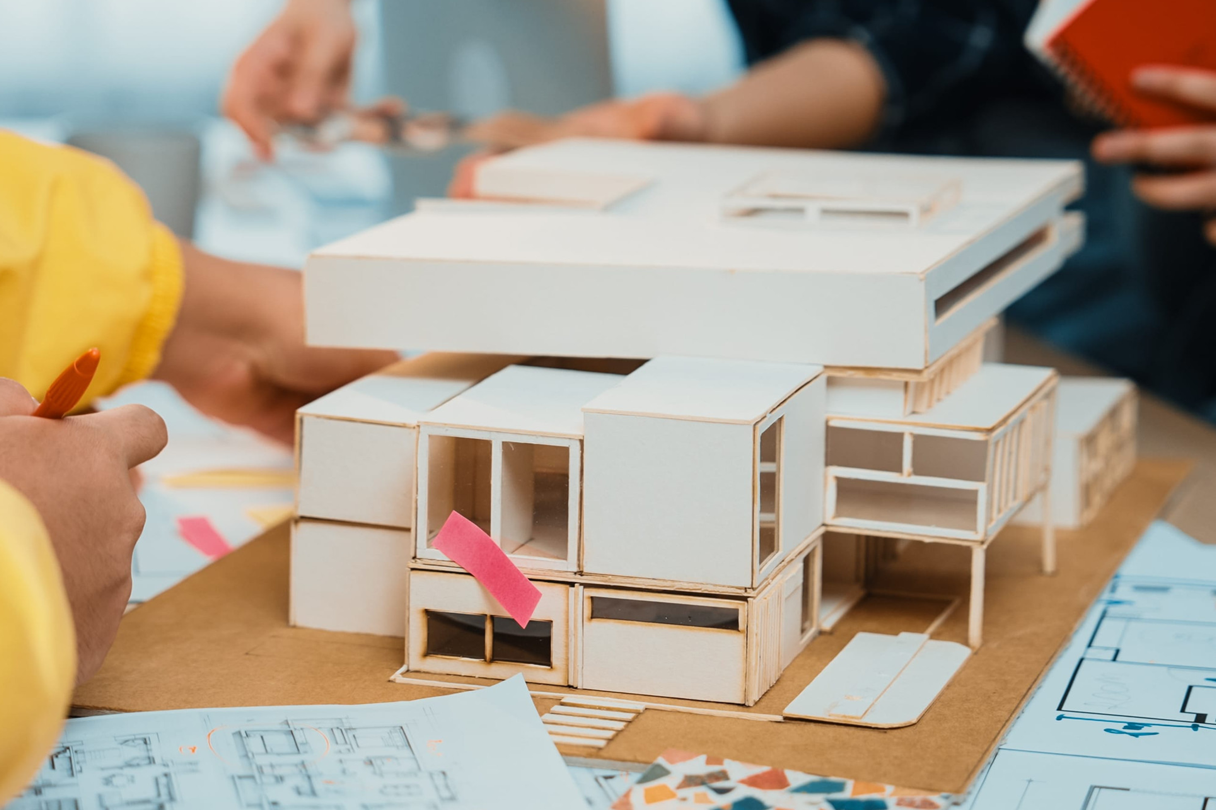 Architects Planning on a House- Workshop Scene